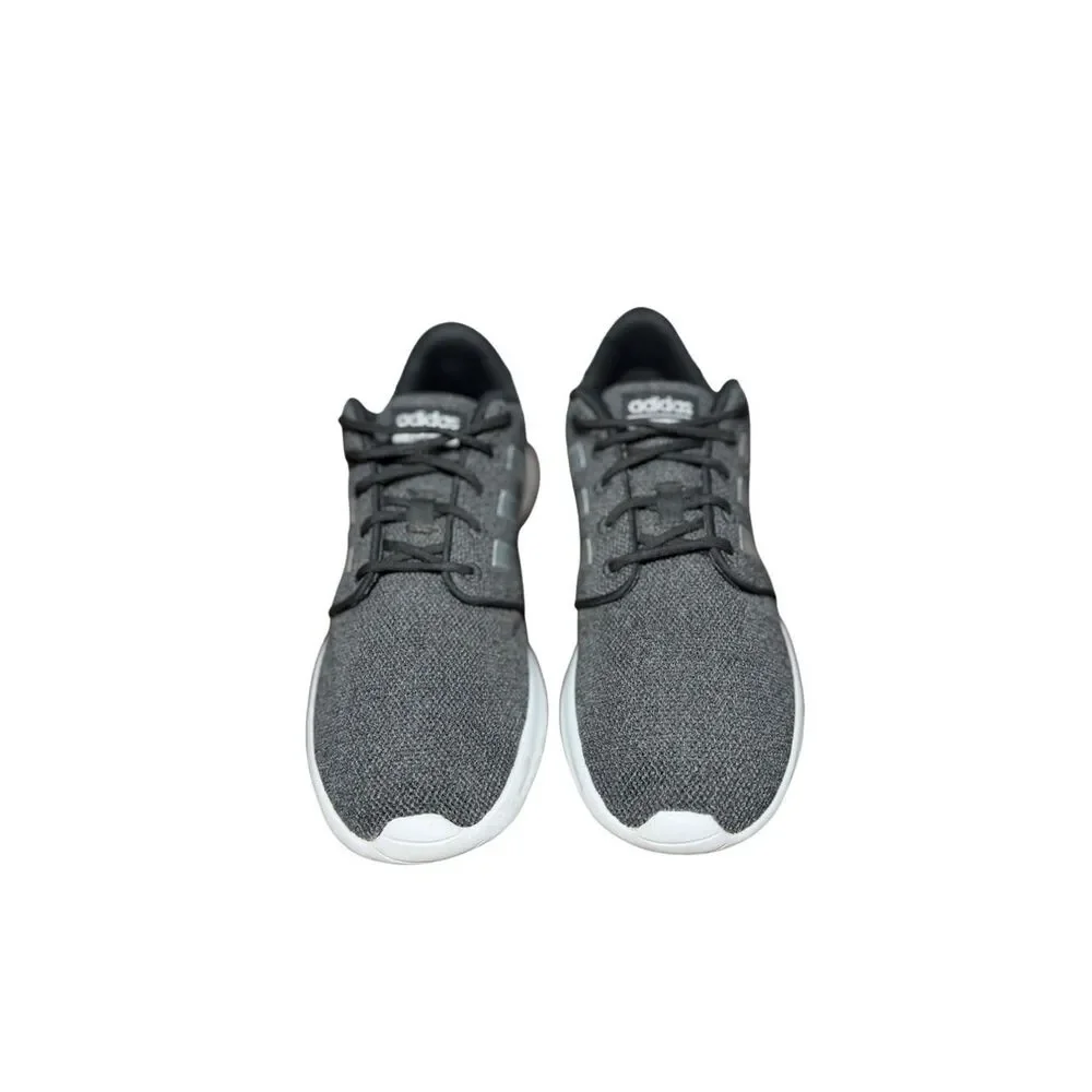 adidas Kids Black with Silver Stripe Cloudfoam Sneaker
